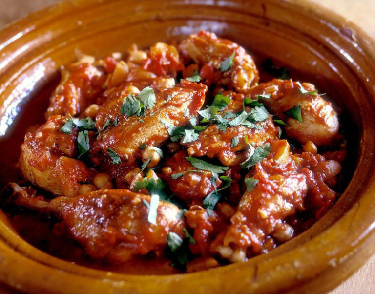 Tajine met kip Schoolkeuken