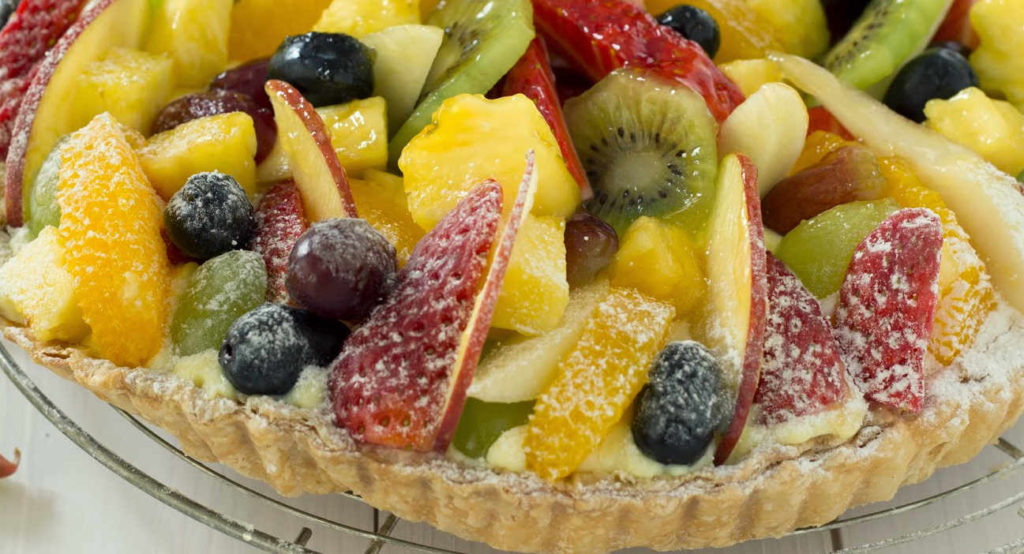 Fruittaart met bladerdeeg