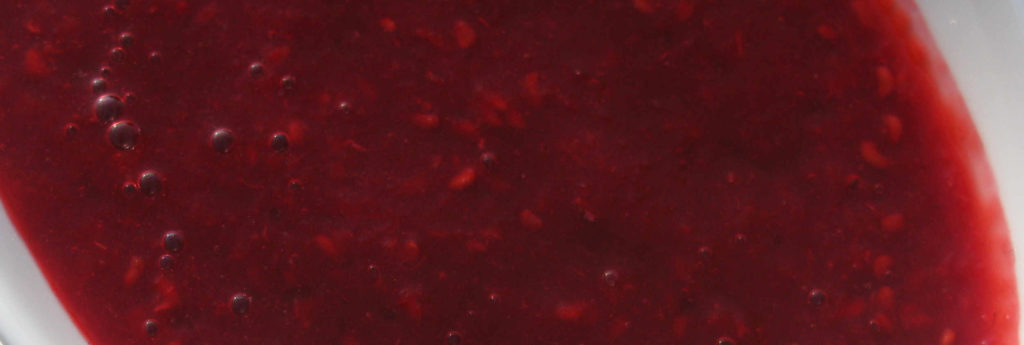 Rode vruchten saus (coulis)