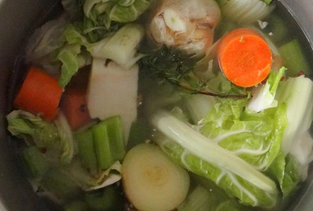 Vegetarische groentebouillon